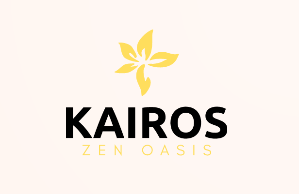 Logotip de Kairos Benestar, centre de ioga i teràpies